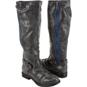 Madden Girl Zandora Knee High Zip Riding Boot